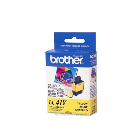 Cartucho de Tinta Brother LC41 Amarillo Original
