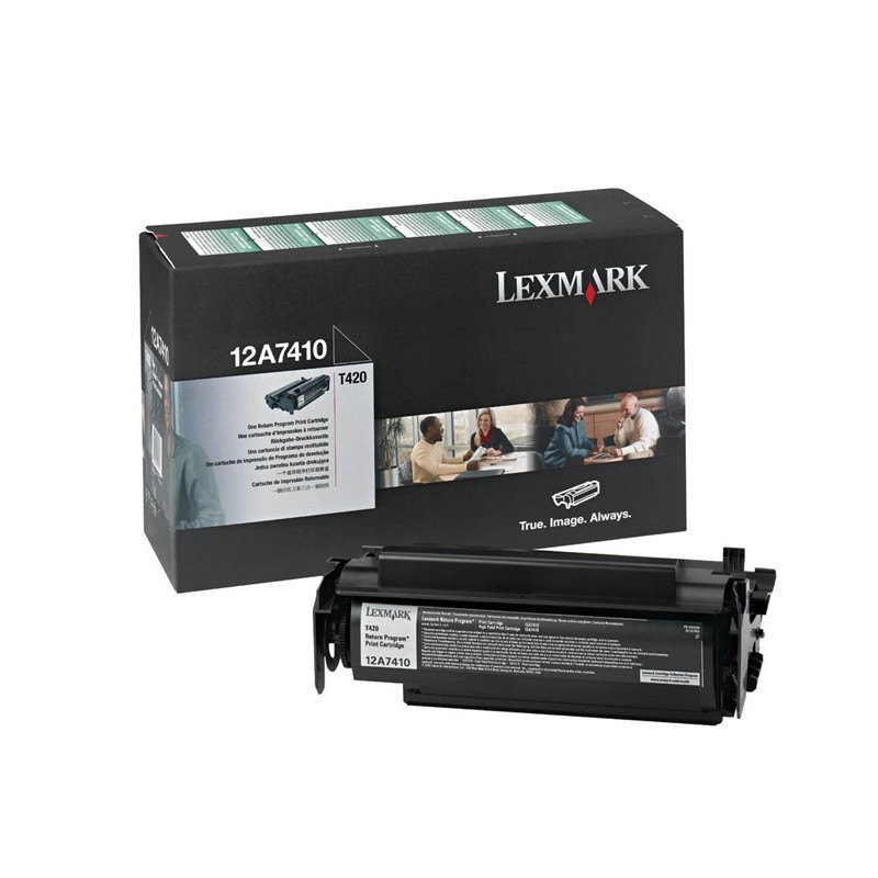 Toner Lexmark 12A7410 Negro Original