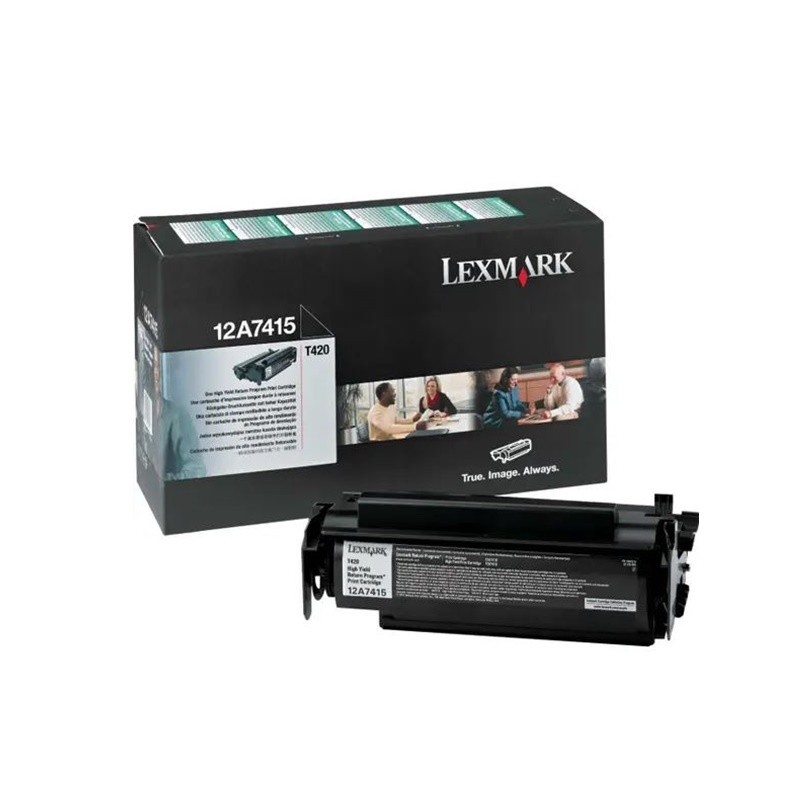 Toner Lexmark 12A7415 Negro Original