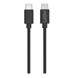 Cable USB-C a USB-C AON AO-CB-5015 1 Metro Negro 5Gbps 100W