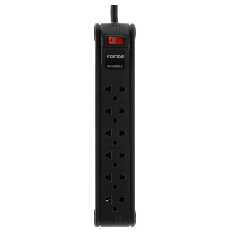 Regleta Forza 1680W 6 NEMA universales disyuntor reposiciónr 120V/240V