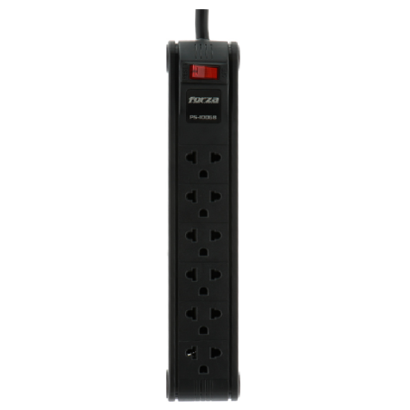 Regleta Forza 1680W 6 NEMA universales disyuntor reposiciónr 120V/240V