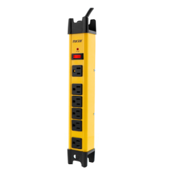 Protector de sobretensión Forza 1200J/2200W 6 slds metálico 120V/240V