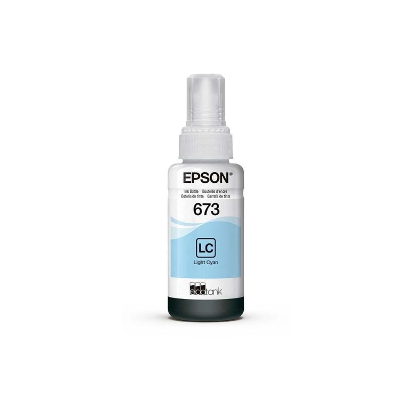 BOTELLA DE TINTA CÍAN CLARO ECOTANK T673 EPSON