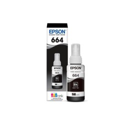 BOTELLA DE TINTA NEGRA ECOTANK T664 EPSON